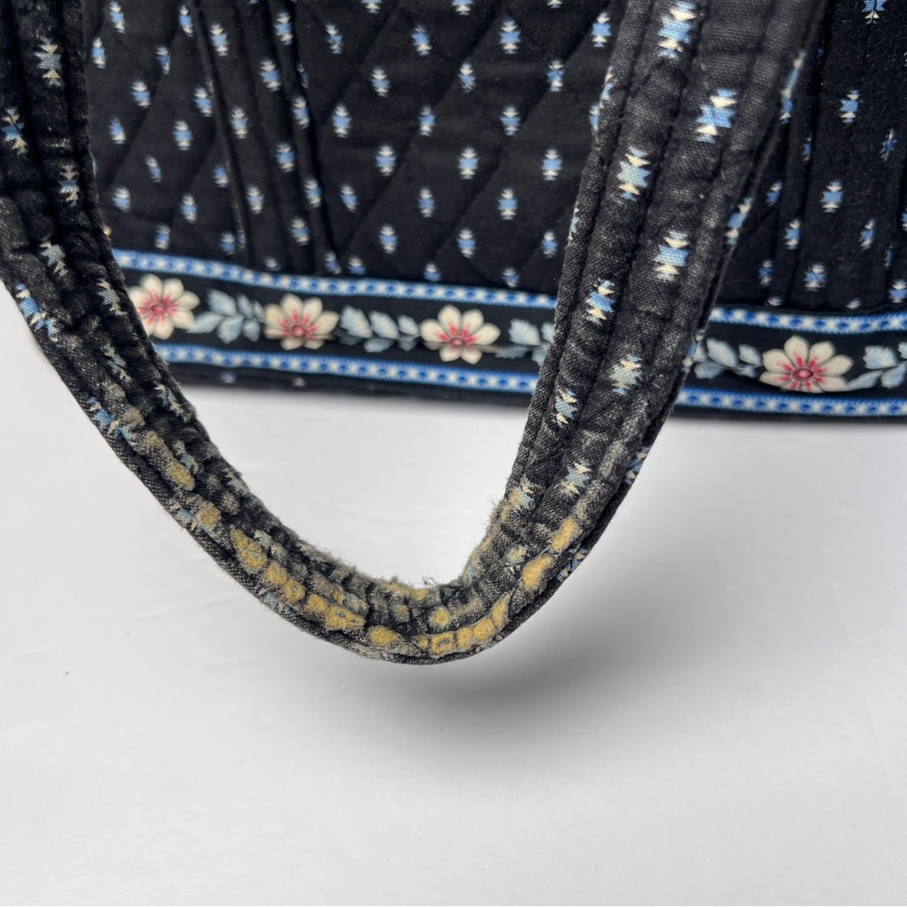 Vera Bradley Alpine Black Floral Toggle Closure Pocketbook - Picture 8 of 12